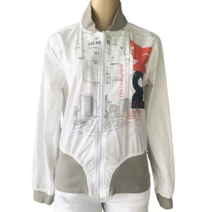 Vintage Pony LA map underground cotton jacket S M